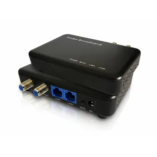 MoCA 2.5 Adapter mit Dual 2.5GbE Anschlüssen (2er-Pack) | Erweiterter E-Band (400–900MHz) | Satelliten-TV kompatibel | 2,5Gbps kabelgebundenes LAN für Streaming, Gaming, Mesh-WLAN | Inklusive Kabel |