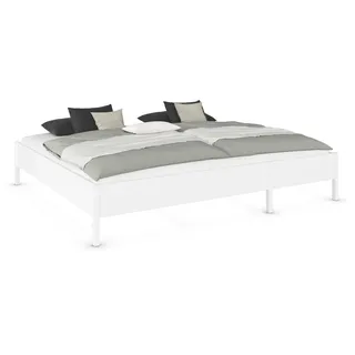 Rauch Möbel Bett Weiß, 240x200 cm Blauer Engel, Goldenes M, Made in Germany, Schlafzimmer, Betten, Futonbetten