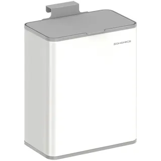 Songmics Mülleimer 8 l Weiß