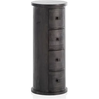 FineBuy Sideboard 85 cm Schwarz