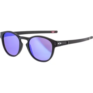 OAKLEY Latch Matte Black Sonnenbrille Prizm violet