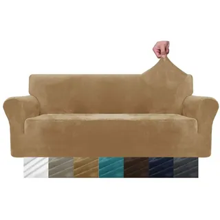 Minicloss Sofahusse 1/2/3/4 Sitzer Sofabezug, Modern Sofaüberwurf Elastische Couchbezug, waschbarer, mit Armlehne, Protector für Hunde Haustiere