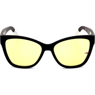 Tommy Hilfiger, Damen, Sonnenbrille, sonnenbrille 0026/S cat.3 cat-eye nylon schwarz/gelb