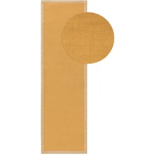 Sisalteppich Sana, benuta, rechteckig, Höhe: 5 mm, Kunstfaser, Berber, Ethno-Style, Wohnzimmer beige|weiß