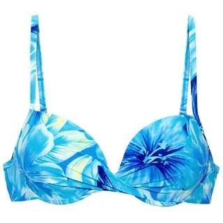 s.Oliver Bikini-Top Damen Blau/Türkis 36 Cup B