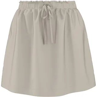 ESMARA® Damen Minirock mit Leinen (Beige, S (36/38))