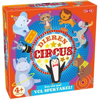 Selecta Spielzeug Tierzirkus-Brettspiel (Niederländisch, 2 - 4 Spieler)
