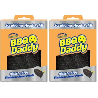 Scrub Daddy BBQ Daddy - Ersatzkopf für die Grill-Reinigungsbürste, BBQ Bürste für Grillrost, Grillbürste Ohne Borsten mit FlexTexture, Grillreinigungsbürsten, Hightech-Reinigungszubehör