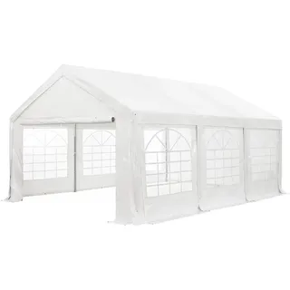 Juskys Partyzelt Gala 3 x 6 m Weiß 