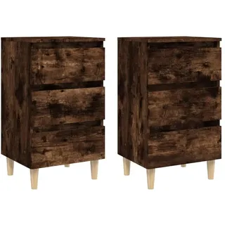 vidaXL Nachtschrank 40 x 35 x 69 cm Braun