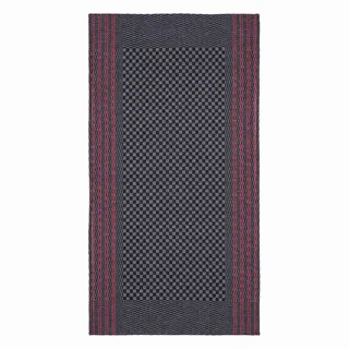 WESTCRAFT Hochwertige Grubentücher - Grubentuch Halbleinen 50 x 100 cm kariert, Verschiedene Designs - Geschirrtücher, Küchentücher, Trockentücher, Geschirr-Handtuch 51% Leinen 49 % Baumwolle (Rot)