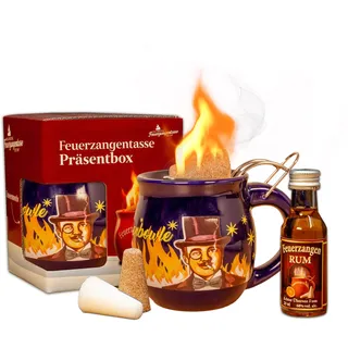 Feuerzangentasse 1er-Set, mit Rum, Blau/Rühmann - für Feuerzangenbowle