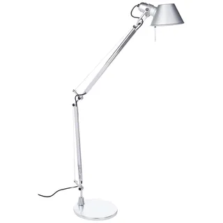 Artemide- Tolomeo Tavolo Tischlampe. Hochwertige Tischleuchte aus Aluminium mit Tischfuß ø23cm. Made in Italy, 78 x 64,5 x 23 cm
