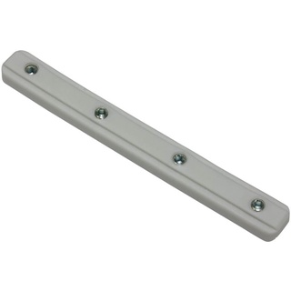 Gardinia Schienenverbinder für Aluminium-Vorhangschienen, weiß, 1-läufig, 2-läufig und 3-läufig
