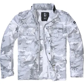 Allwetterjacke BRANDIT "Brandit Herren Britannia Winter Jacket" Gr. 5XL, grau (blizzard camo) Herren Jacken Übergangsjacken