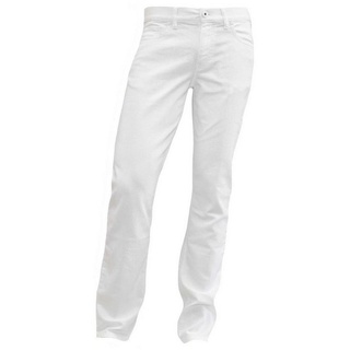 Alberto 5-Pocket-Jeans weiß (1-tlg) weiß 34/32