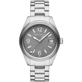 Armani Exchange Watch For Men, Quartz Three hand movement and 42 mm Case Size with Stainless steel strap