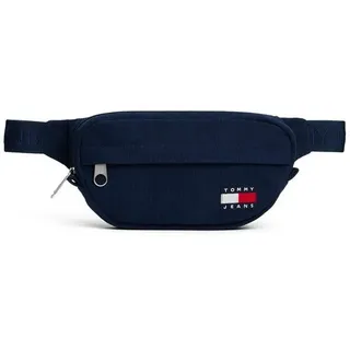 Tommy Jeans Gürteltasche TJM ESS DAILY CORD BUMBAG, Unisex Gürteltasche, Minibag mit aufgenähter Logoflagge blau