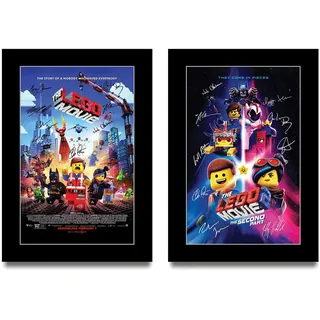 HWC Trading The Lego Movie Collection Geschenke Geduckter Poster Signiertes Autogramm Foto für Fans von Film Memorabilien (ID-004320) - A4 Nur Druck