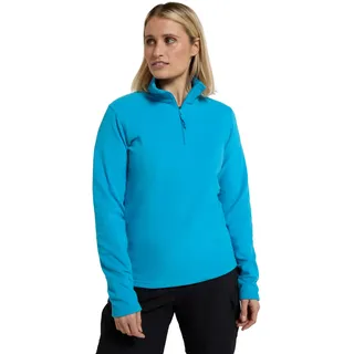 Mountain Warehouse Snowdon Melange Fleece-Pullover Damen - dünner, Warmer Winter-Pullover aus Fleece für Damen zum Laufen, Wandern, Joggen und für Sport und Outdoor - L
