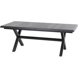 Siena Garden Messina Ausziehtisch 200/260 x 100 x 77 cm wood grey