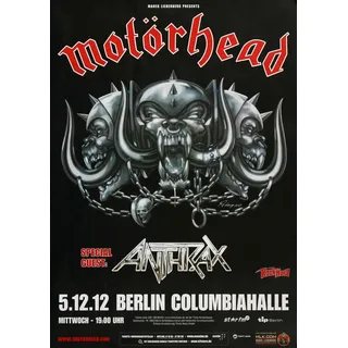 Motörhead - The Wörld is Ours, Berlin 2012 » Konzertplakat/Premium Poster | Live Konzert Veranstaltung | DIN A1 «