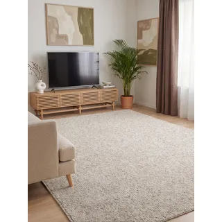 ELLE DECORATION Rocco Webteppich 200 x 290 cm Creme/Multifarben