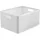 Aufbewahrungskorb Country 28L 43 x 33 x 22 cm weiß