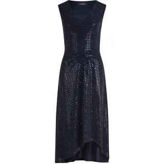Vera Mont Cocktailkleid Glitzer-Look Dunkelblau/Grau 46
