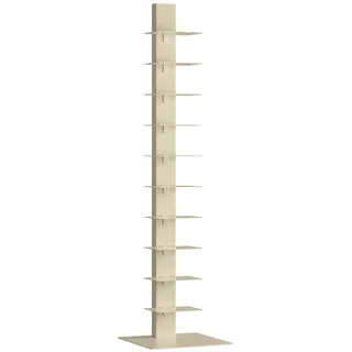 [en.casa] Standregal 150 x 39 x 39 cm Kamelfarben