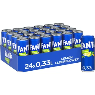 Coca Cola Fanta Lemon & Elderflower 24 x 0,33 l