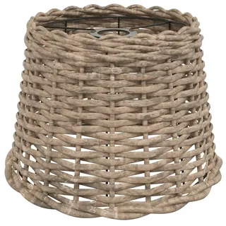 vidaXL Lampenschirm Ø30x20 cm Korbweide braun