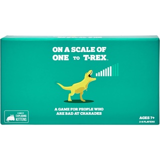 Exploding Kittens On a Scale of One to Trex by Exploding Kittens - Card Games for Adults Teens & Kids - Fun Family Games