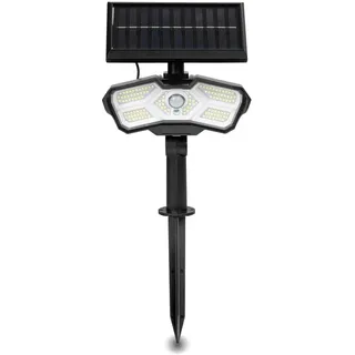EASYmaxx LED-Solarstrahler mit Bewegungsmelder - schwarz