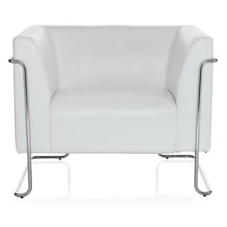 hJh-OFFICE Sessel CURACAO, 713360, Loungesessel, Kunstleder, weiß