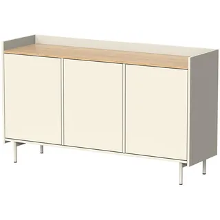 Vicco Velina 140 x 82 cm Creme / Weiß