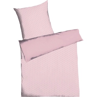 Kaeppel, Bettwäsche, Biber Bettwäsche Moment rosa (Bettwäsche Set, 200 x 200 cm, 80 x 80 cm)