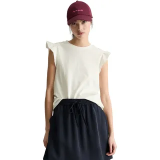 Marc O'Polo T-Shirt, SLL, Ruffles weiß, S,