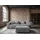 mit Hocker Cord grau