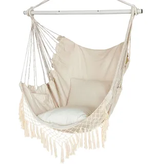 YAERSI Hängesessel Beige