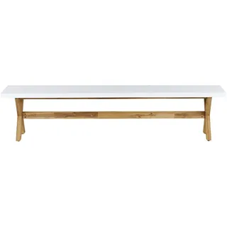 Beliani Olbia 200 x 45 x 40 cm Weiß