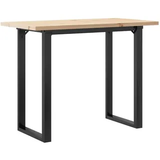vidaXL Esstisch 100 x 75,5 x 50 cm braun