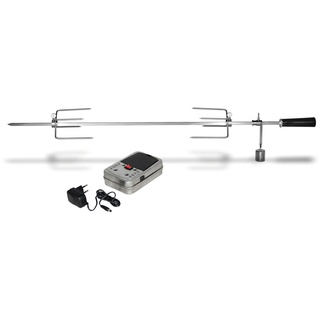 Mr. Gardener Grillspieß-Set 2-1 Motor für Seattle 2R, Edelstahlspieß