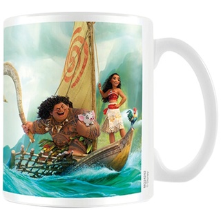 Moana Disney Kaffeebecher Boat weiß, 1 Stück (1er Pack)