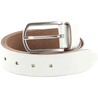 Vanzetti Damengürtel Leder/Polyester Silber 105