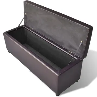 vidaXL Sitzbank Truhenbank Braun 110 x 40 x 48 cm
