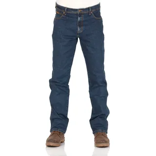 Wrangler Texas Stretch Jeans Dark Stone Blue 36 34