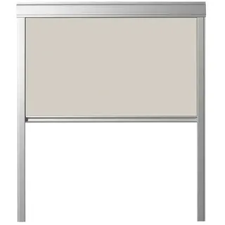 Verdunkelungsrollo DUA  (Beige, 78 x 98 cm, Passend für: Dachfenster 78 x 98 cm von Solid Elements, VELUX®, FAKRO®)