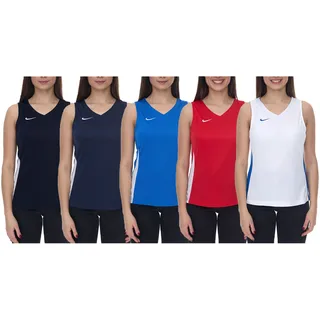 NIKE Team Fitness Damen Tank-Top mit DryFit Sport-Shirt Trainings-Shirt NT0211 Rot, Blau, Weiß, Schwarz, Grün - XXL