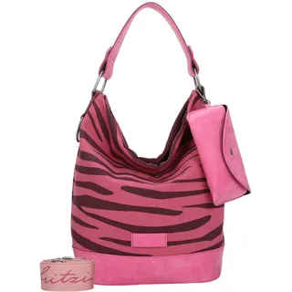 Fritzi aus Preußen Izzy07 Olga Schultertasche Baumwolle Pink